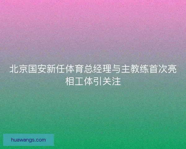 北京国安新任体育总经理与主教练首次亮相工体引关注